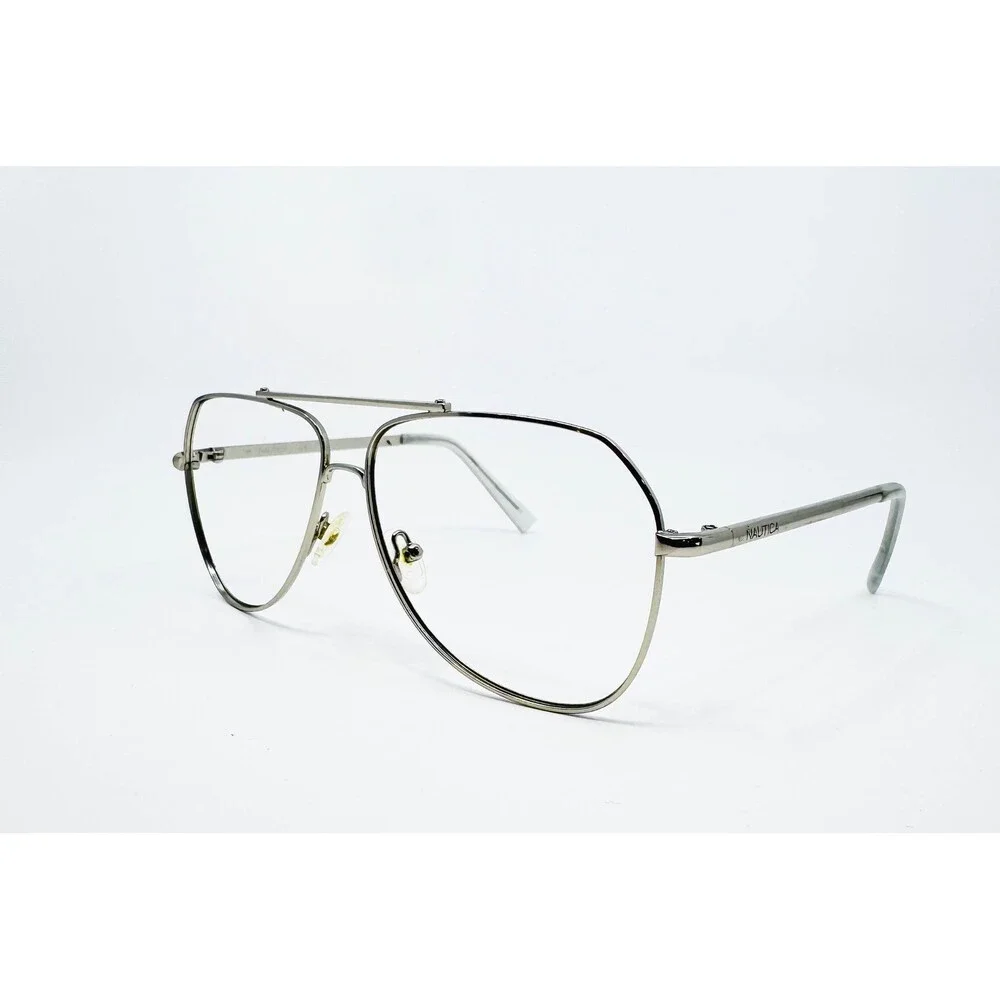 Nautica Sunglasses Mens Silver Aviator N9207S 040 60-13-145